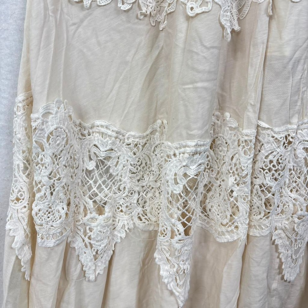 Joyfolie Alondra Maxi Dress Gardenia Crochet Halter 2XS Boho Fairy Wedding - Picture 12 of 16